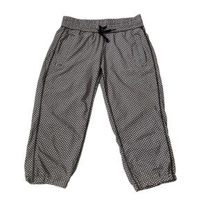 KYODAN ACTIVE ATHLETIC WEAR WOMENS CAPRIS/ Black & White, Size Small